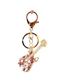 Women's Keyrings & Keychains Creative Diamond Inlaid Key Chain Bag Pendant Purse Bag Keys Charm Gift