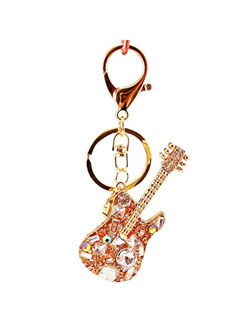 Women's Keyrings & Keychains Creative Diamond Inlaid Key Chain Bag Pendant Purse Bag Keys Charm Gift