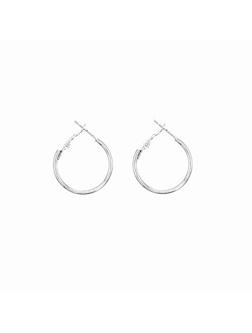 Hypoallergenic Extra Large Basketball Hoop Earrings for Women Men - Big Thin Hoop Earrings