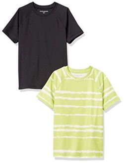 Boys' UPF 50  Short Sleeve Swim Shirt