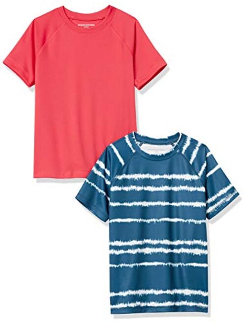 Amazon Essentials Boys' UPF 50+ Short Sleeve Swim Shirt