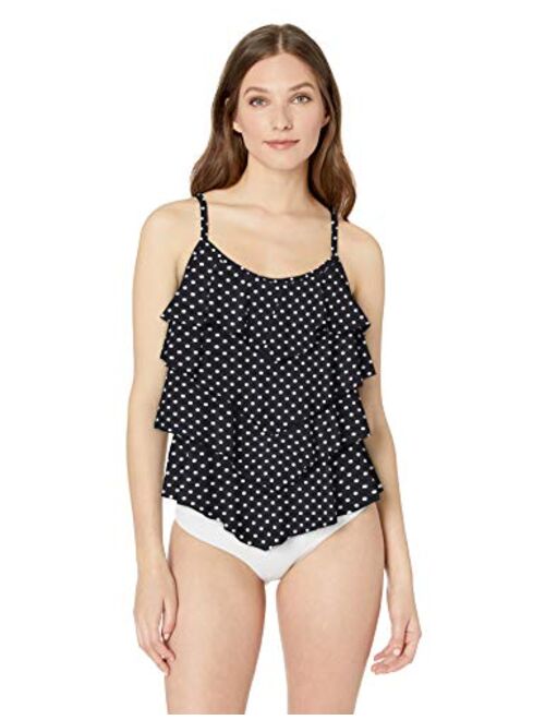 Catalina Women's Tiered Multi Ruffle Tankini Swimsuit