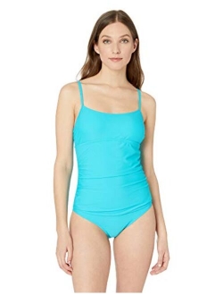 Women's Shirred One Piece Swimsuit