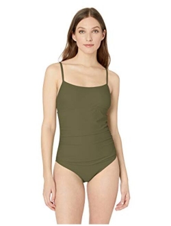 Women's Shirred One Piece Swimsuit