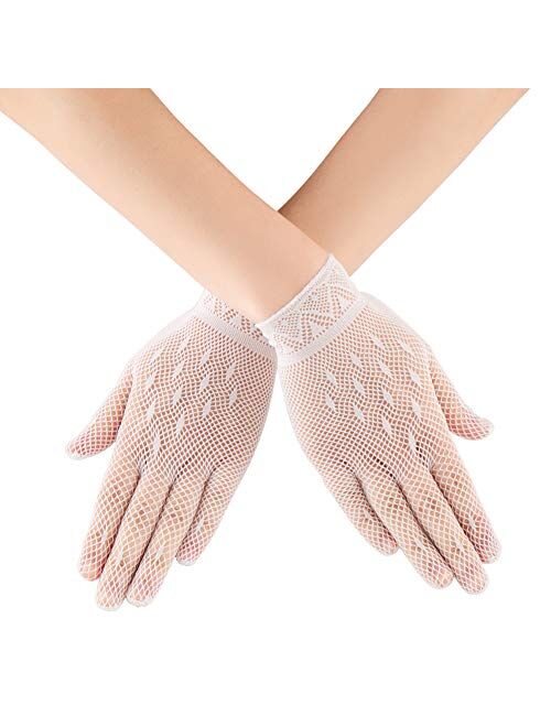 Xuhan Girls Flower Princess Pageant Gloves