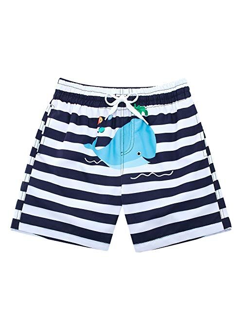 uideazone Boys 3D Printed Funny Swim Trunks Quick Dry Beachwear Sports Running Swim Board Shorts