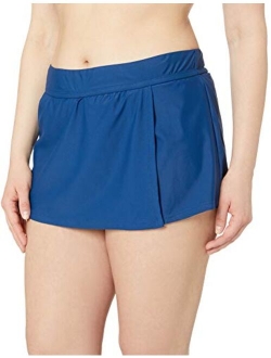 Women's Plus-Size Skirted Bikini Swim Bottom Swimsuit