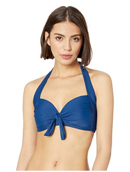 Catalina Women's Tie Front Halter Bikini Swimsuit