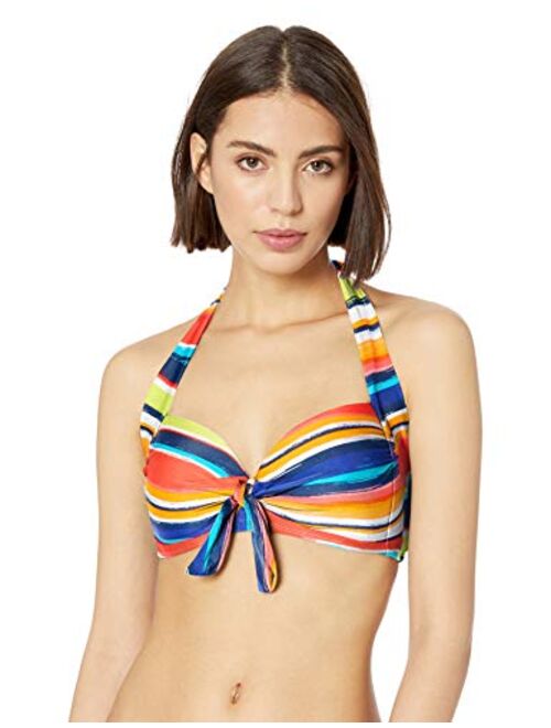 Catalina Women's Tie Front Halter Bikini Swimsuit