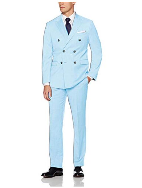 Frank Men's Men's Classic Fit 2 Piece Suit Blazer Jacket Tux & Flat Pants Set