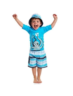 UV SKINZ UPF 50+ Boys 3-Piece Swim Set