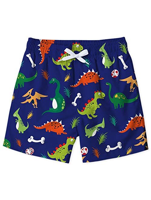 ALOOCA Boys 3D Printed Funny Swim Trunks Casual Quick-Drying Beach Pant Sports Running Swim Surf Board Shorts