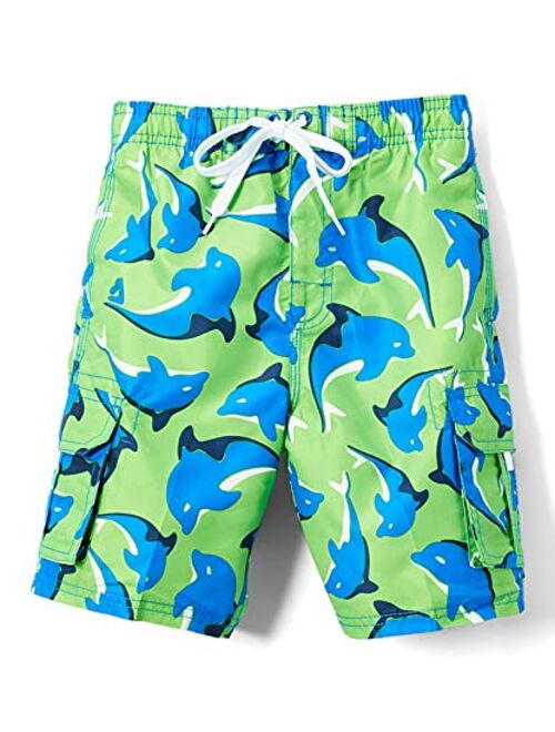 Kanu Surf Boys' Barracuda Quick Dry UPF 50+ Beach Swim Trunk