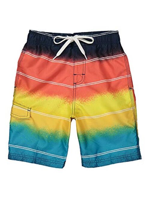 Kanu Surf Boys' Barracuda Quick Dry UPF 50+ Beach Swim Trunk