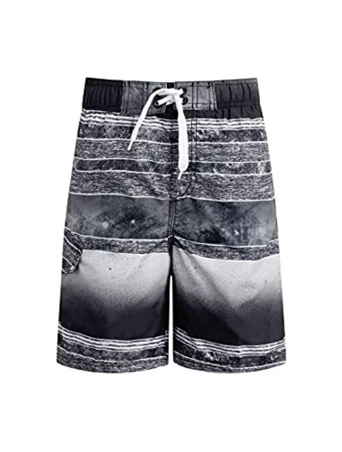 Kanu Surf Boys' Barracuda Quick Dry UPF 50+ Beach Swim Trunk