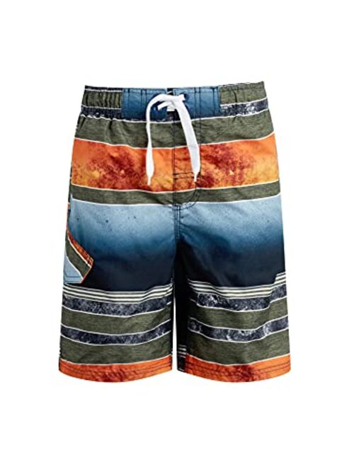 Kanu Surf Boys' Barracuda Quick Dry UPF 50+ Beach Swim Trunk