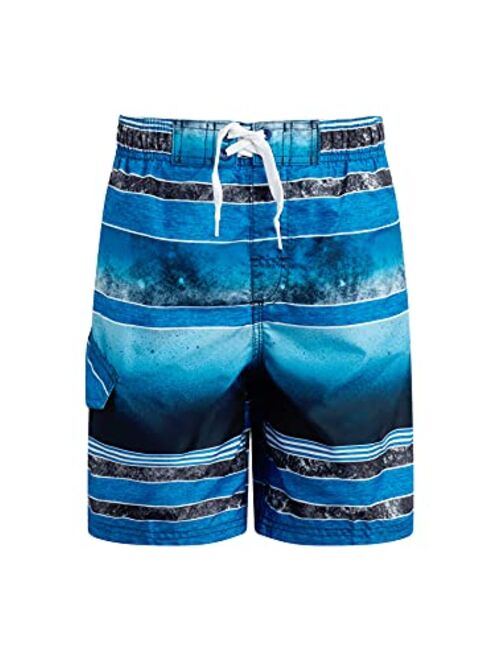 Kanu Surf Boys' Barracuda Quick Dry UPF 50+ Beach Swim Trunk