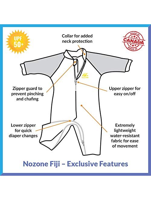 Nozone Fiji Sun Protective Baby Swimsuit in Your Choice of Colors - UPF 50+