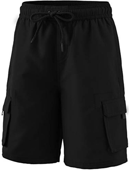 TSLA Boys Swim Trunks, Quick Dry UPF 50+ Beach Board Swim Shorts, Swimsuit Swimwear with Inner Mesh Liner