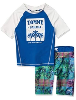 Boys' Rashguard and Trunks Swimsuit Set