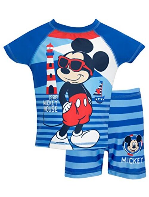 Disney Mickey Mouse Boys Mickey Mouse Two Piece Swim Set