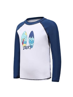 HowJoJo Boys Short Sleeve Rash Guard Shirts Swim Shirt UPF 50+