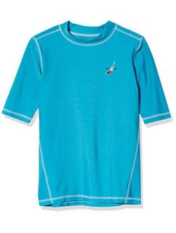 Boys' Short Sleeve Rashgaurd with UPF 50  Sun Protection