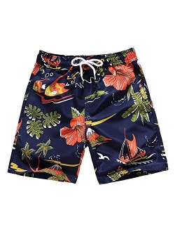 Boys Swim Trunks Quick Dry Beach Swim Shorts