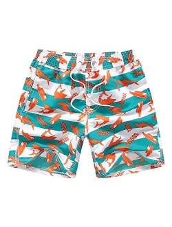 Boys Swim Trunks Quick Dry Beach Swim Shorts