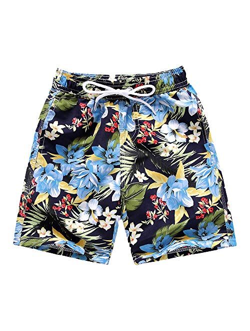 Boys Swim Trunks Quick Dry Beach Swim Shorts