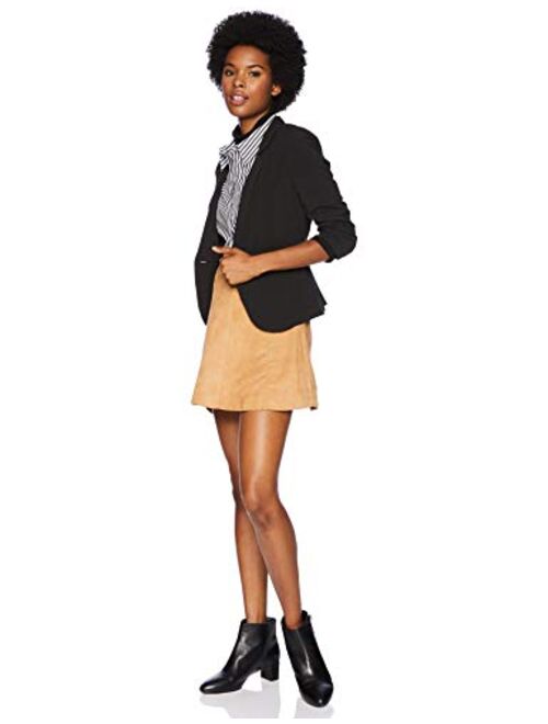 A. Byer Women's One Button Blazer