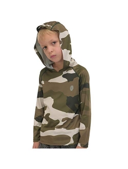 Hoodies for Boys Outdoor Recreation Shirts - Youth Athletic Tops Sun Protection UPF 50+