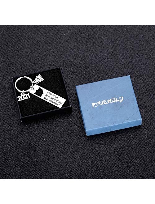 2021 New Home Housewarming Key Chain Gift for Men Women Realtor Closing Gift for New Homeowners Christmas New Year Gift to Families Friends New Neighbor New Home Housewar