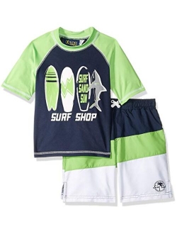 iXtreme Boys' Little Printed Rashguard Sets