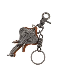 VALICLUD Punk key Chain Key Alloy Chain Key Pendant Elephant Key Ring Key Decor