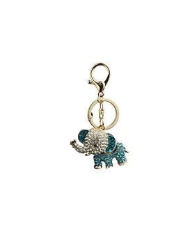 Elephant Keychain keyrings Animals key chain Jewelry for Women Girls Bag Pendant Charms Gift