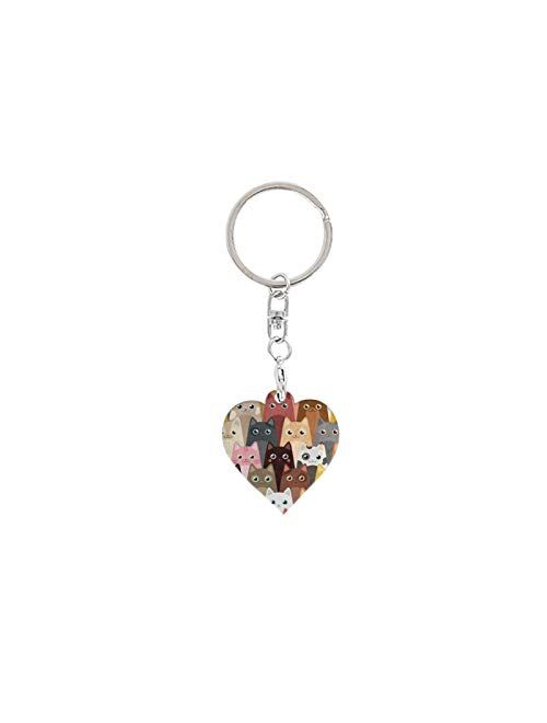 Keychain Love Heart Shaped Indian Tribal Mandala Elephant Vintage Metal Car Key Chain Rings For Women Girls