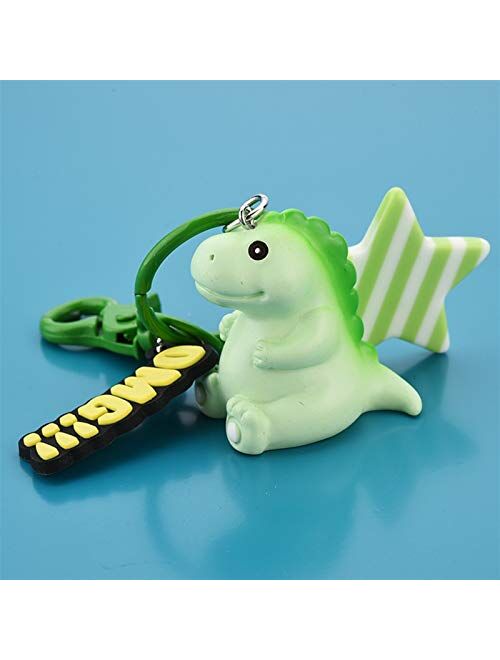 JZYZSNLB Keychain New Keychain Creative Keychain Mobile Phone Bag Car Cute Pendant (Color : Green)