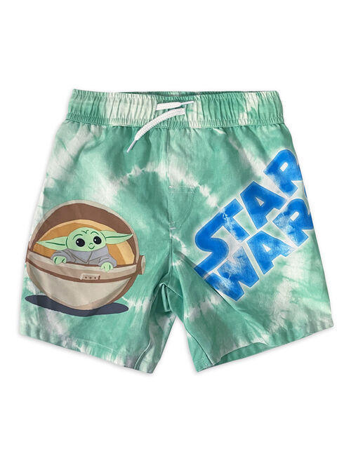 Baby Yoda Baby Toddler Boy Swim Trunks