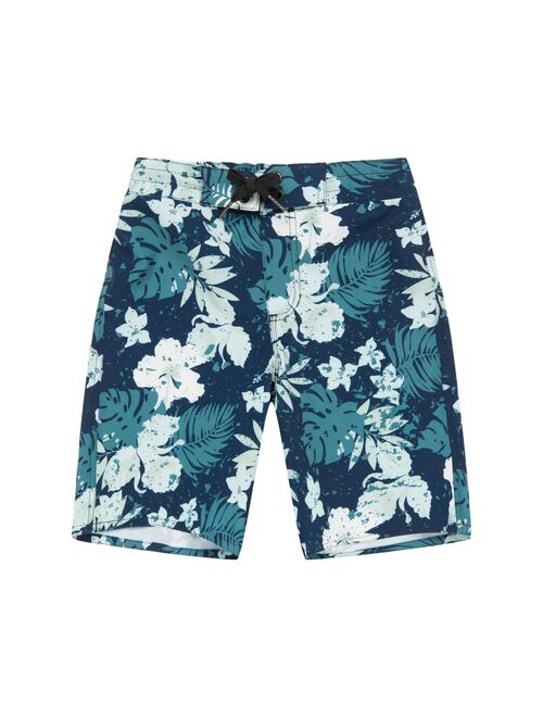 Hawaii Hangover Boys' and Big Boys' Floral Board Shorts, up to size 12