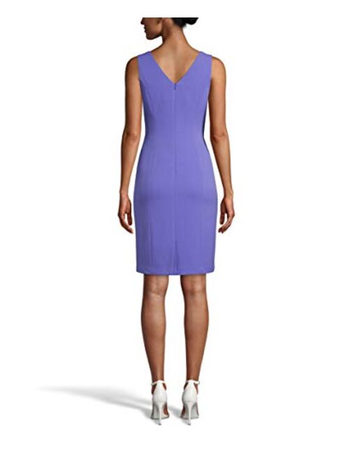 Anne Klein Women's Double V-Neck Sheath Dress