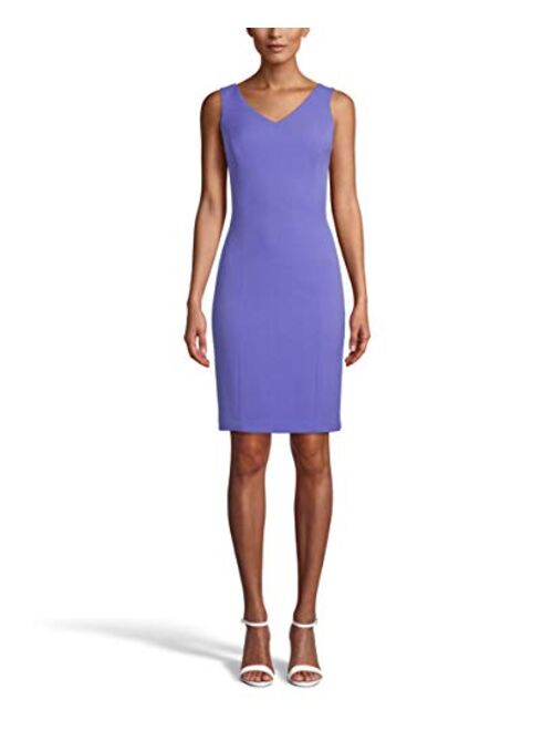 Anne Klein Women's Double V-Neck Sheath Dress