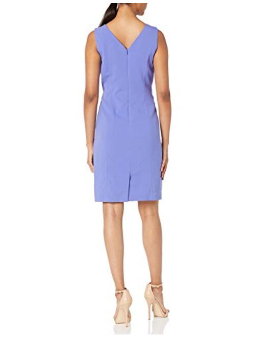 Anne Klein Women's Double V-Neck Sheath Dress