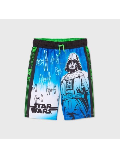 Boys' Star Wars Swim Trunks - Green