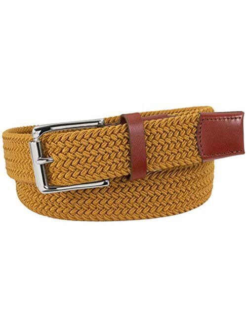 Florsheim Men's Koufax Elastic Woven Casual 35mm Belt