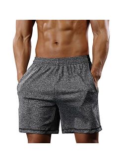 Gash Hao Athletic Gym Shorts Mens Workout Running Bodybuilding Training Short