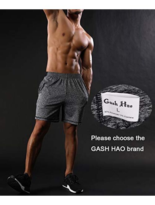 Gash Hao Athletic Gym Shorts Mens Workout Running Bodybuilding Training Short