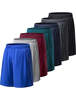 BALENNZ Athletic Shorts for Men with Pockets and Elastic Waistband Quick Dry Activewear