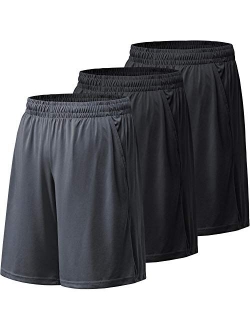 BALENNZ Athletic Shorts for Men with Pockets and Elastic Waistband Quick Dry Activewear