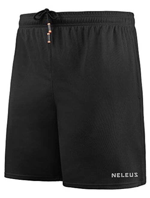 Neleus Men's 7" Mesh Running Workout Shorts